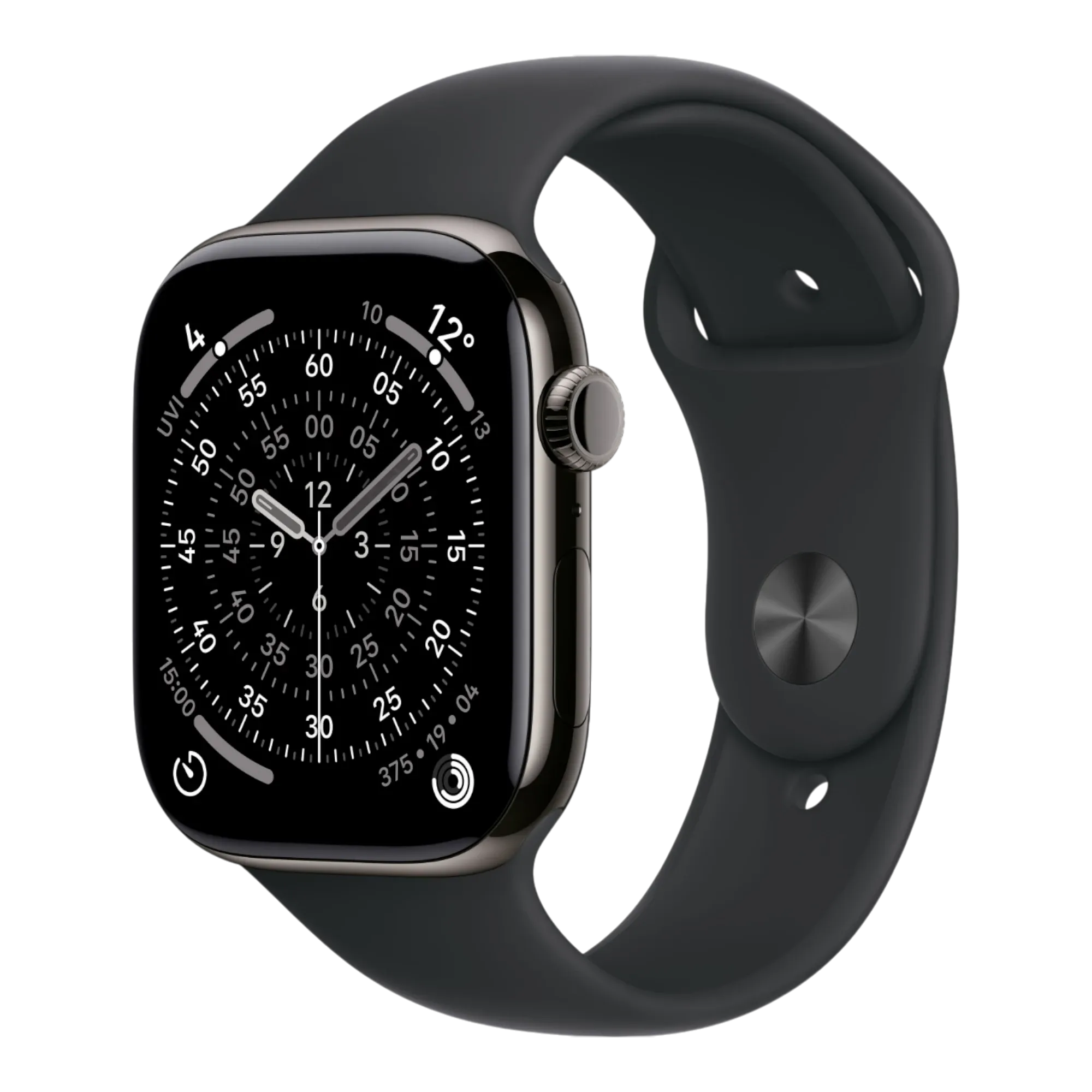 Apple Watch Series 11 GPS + Cellular, 46mm Slate Titanium Case with Black Sport Band - S/M 45676e-4.myshopify.com Apple Apple Watch Series 11 GPS + Cellular, 46mm Slate Titanium Case with Black Sport Band - S/M 45676e-4.myshopify.com Apple